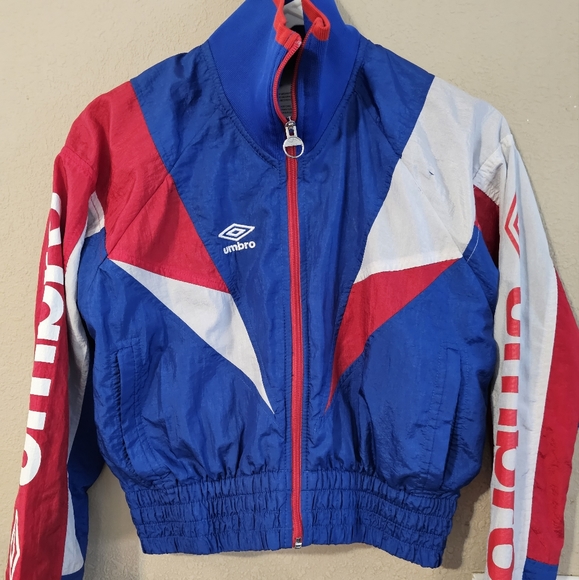 Umbro Jackets & Blazers - Vintage Umbro Vintage Windbreaker XS women's Track Jacket **wht tiny rip **